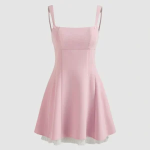 Sophia sleeveless dress in tweed