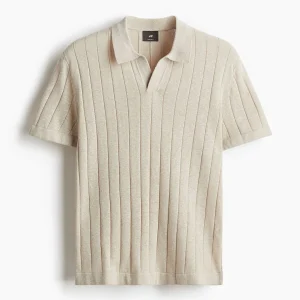 Polo Knit Beige Summer Edition