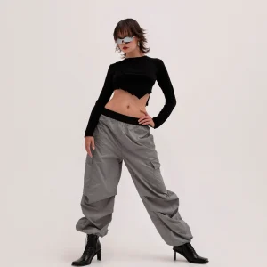 Crop Breasted Polycotton Long Sleeves